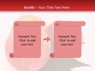Vegetarian Isolated Vitamins PowerPoint Template