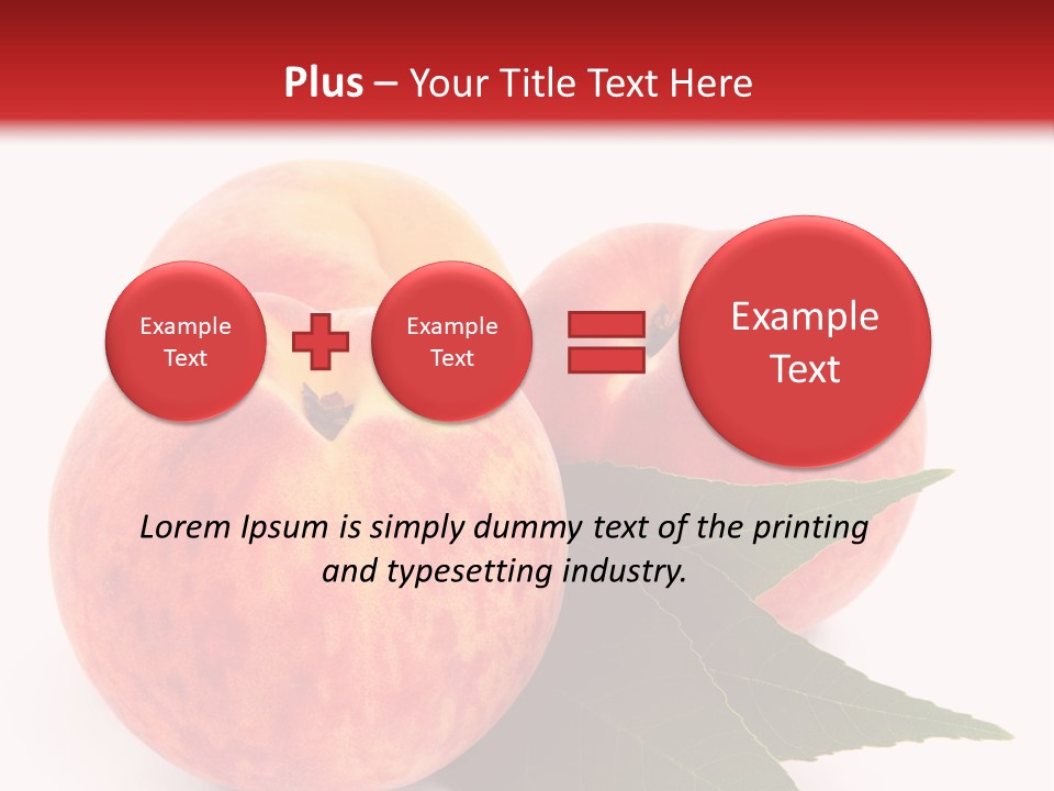 Vegetarian Isolated Vitamins PowerPoint Template