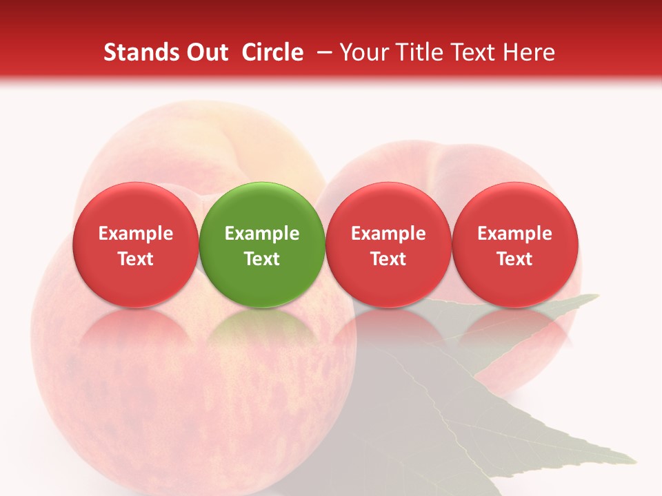 Vegetarian Isolated Vitamins PowerPoint Template