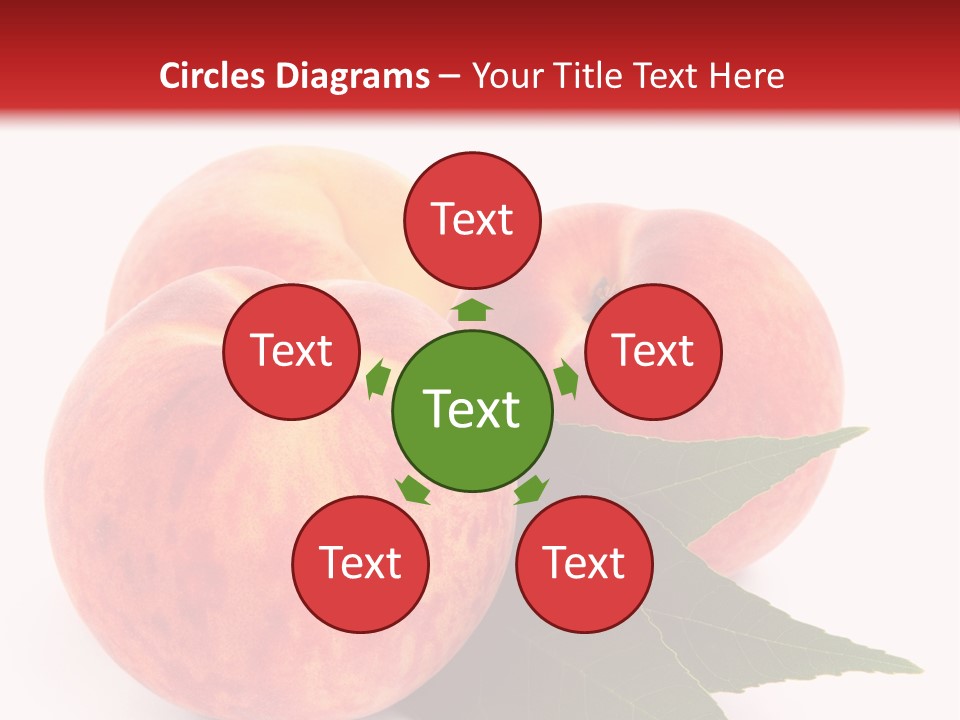 Vegetarian Isolated Vitamins PowerPoint Template