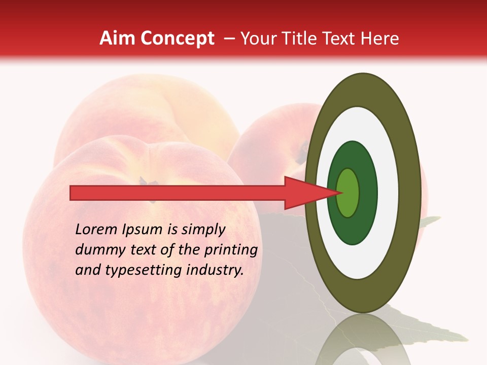 Vegetarian Isolated Vitamins PowerPoint Template