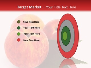 Vegetarian Isolated Vitamins PowerPoint Template