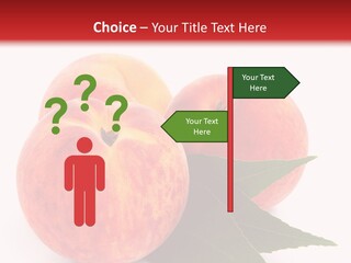 Vegetarian Isolated Vitamins PowerPoint Template