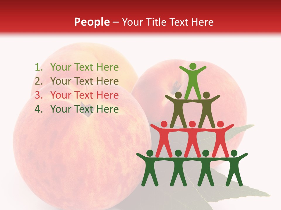 Vegetarian Isolated Vitamins PowerPoint Template