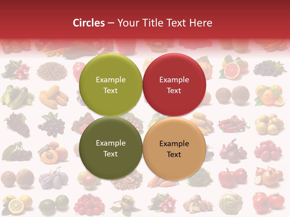 Vegetables Pepper Fennel PowerPoint Template