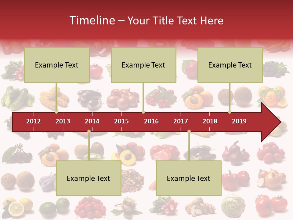Vegetables Pepper Fennel PowerPoint Template