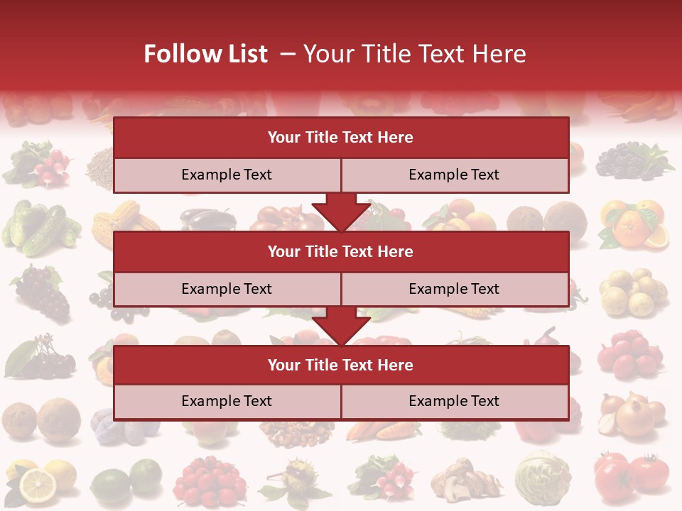 Vegetables Pepper Fennel PowerPoint Template
