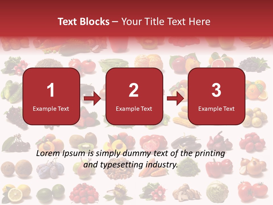 Vegetables Pepper Fennel PowerPoint Template