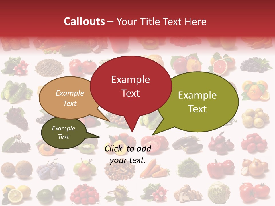 Vegetables Pepper Fennel PowerPoint Template