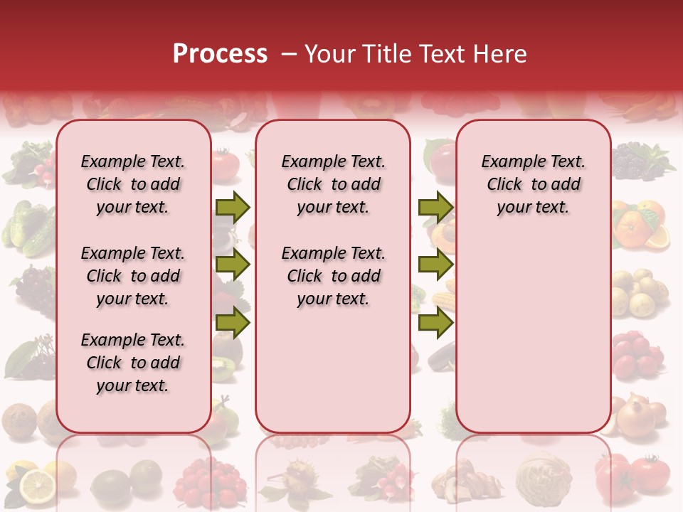 Vegetables Pepper Fennel PowerPoint Template