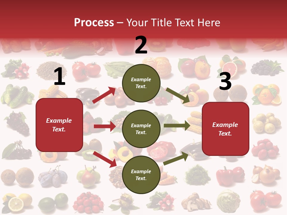 Vegetables Pepper Fennel PowerPoint Template
