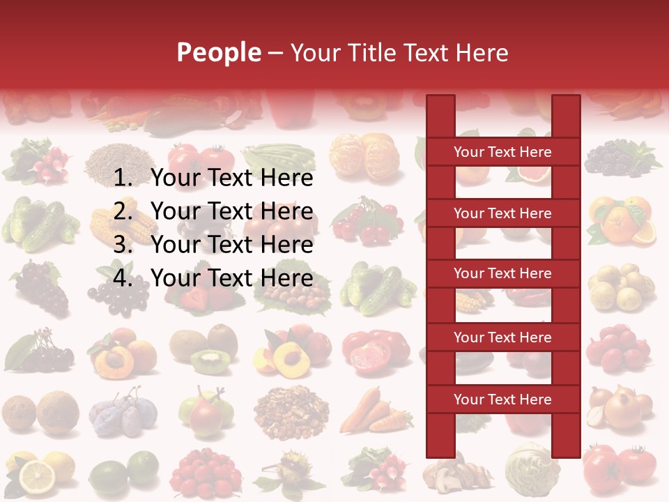 Vegetables Pepper Fennel PowerPoint Template