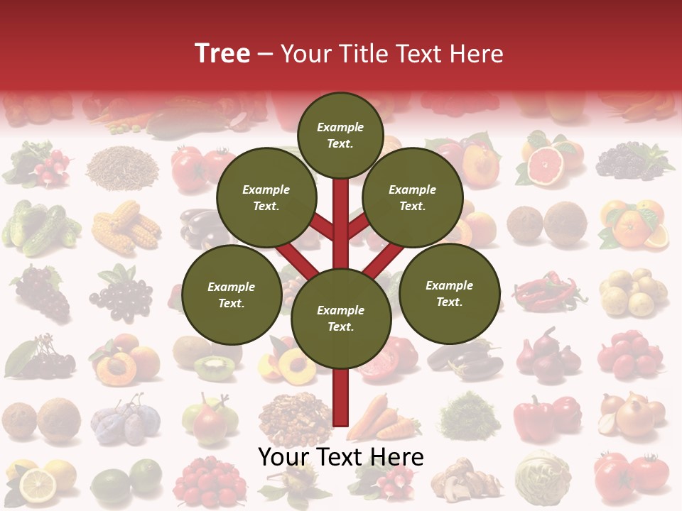 Vegetables Pepper Fennel PowerPoint Template