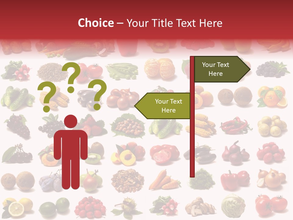 Vegetables Pepper Fennel PowerPoint Template