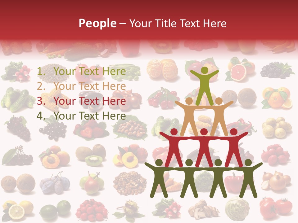 Vegetables Pepper Fennel PowerPoint Template