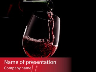 Figure Drink Round PowerPoint Template