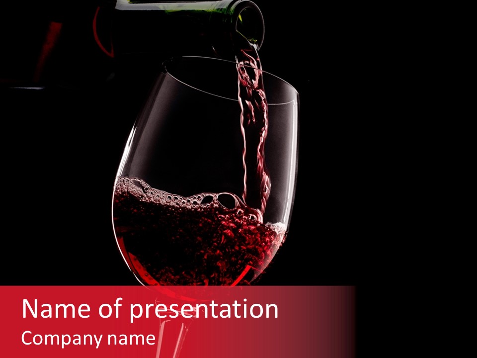 Figure Drink Round PowerPoint Template