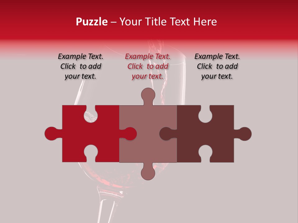 Figure Drink Round PowerPoint Template