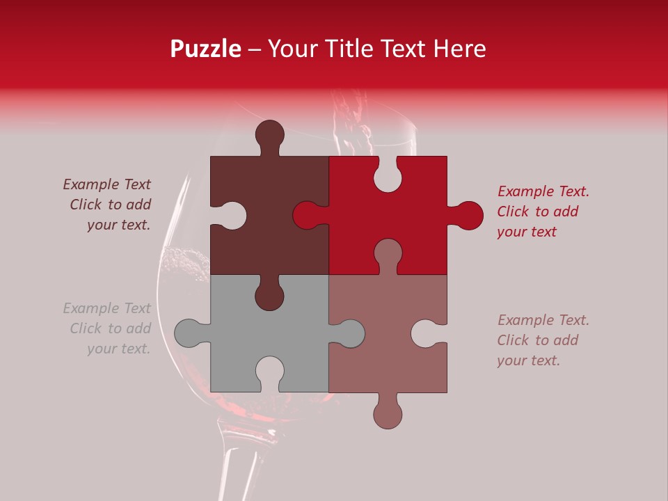 Figure Drink Round PowerPoint Template