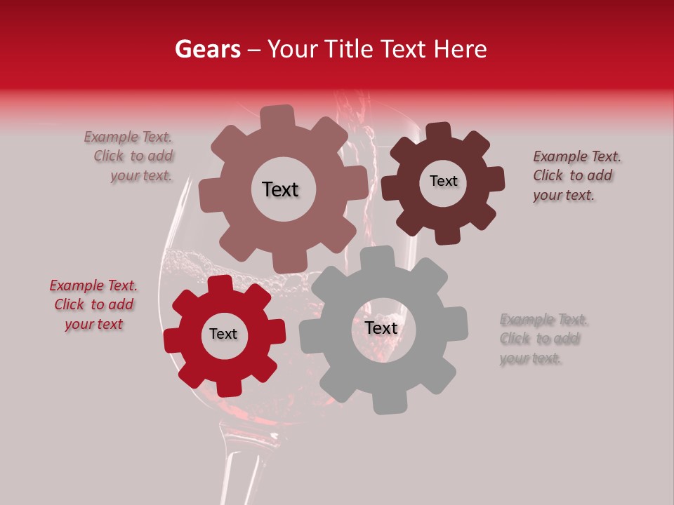 Figure Drink Round PowerPoint Template