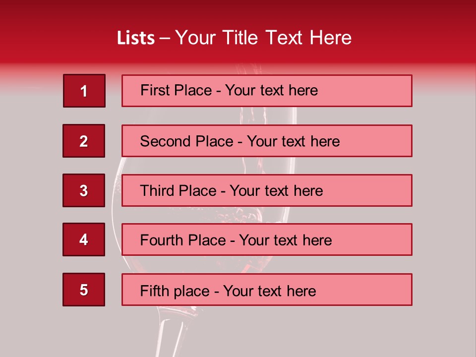 Figure Drink Round PowerPoint Template