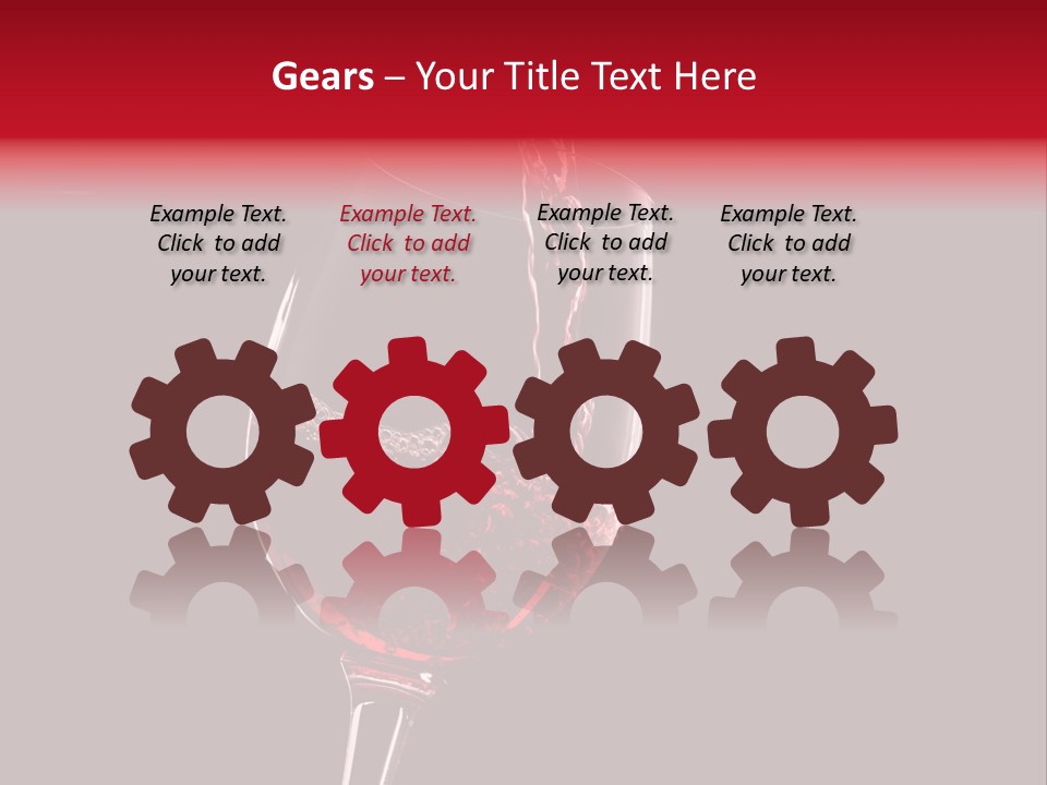 Figure Drink Round PowerPoint Template