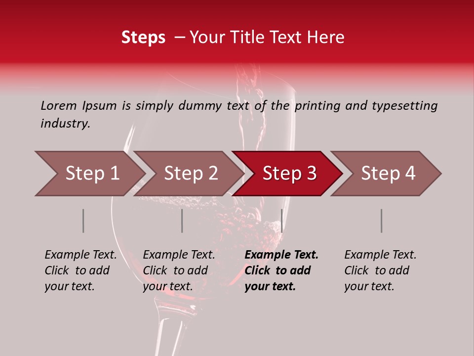Figure Drink Round PowerPoint Template