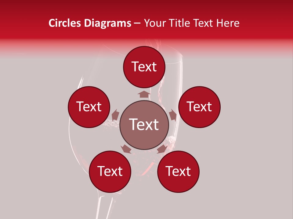 Figure Drink Round PowerPoint Template