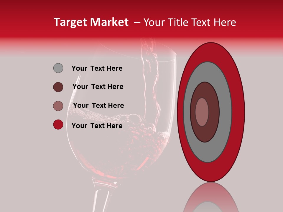 Figure Drink Round PowerPoint Template
