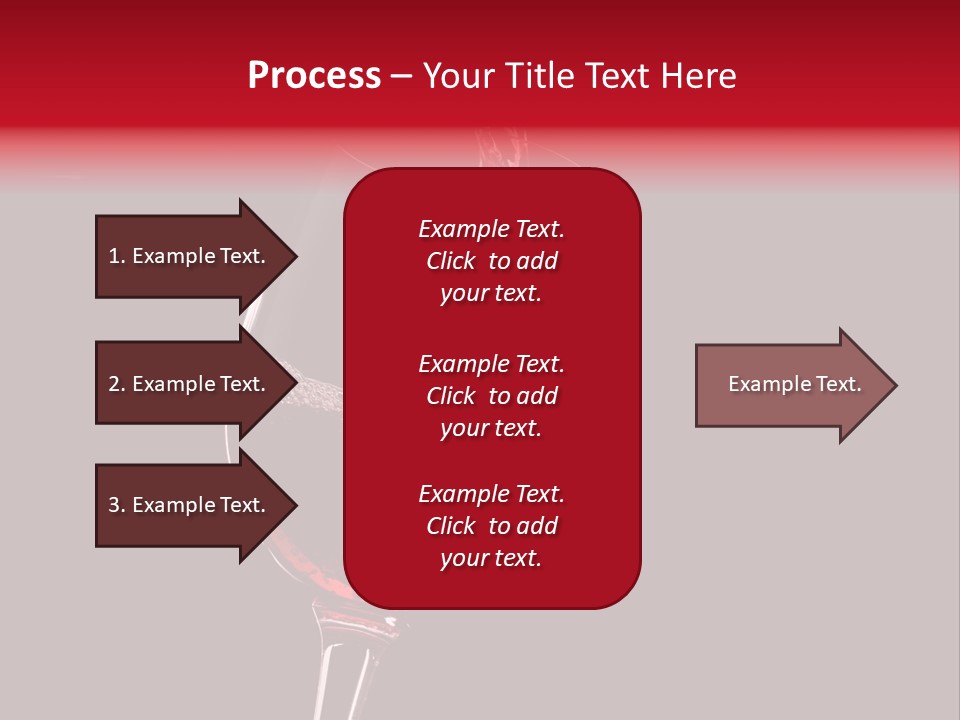 Figure Drink Round PowerPoint Template