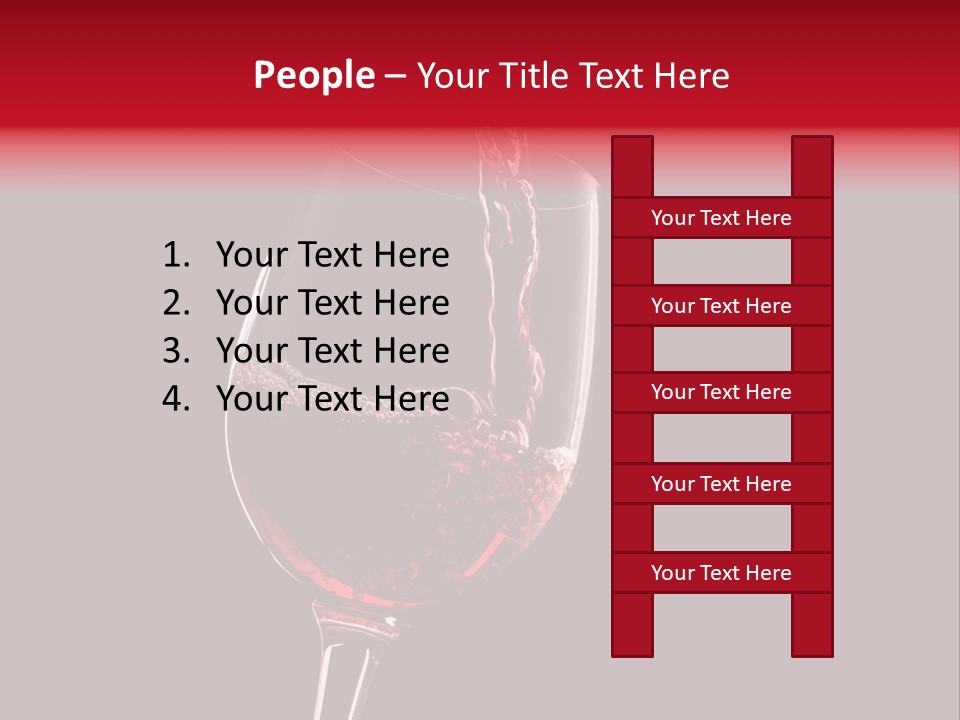 Figure Drink Round PowerPoint Template