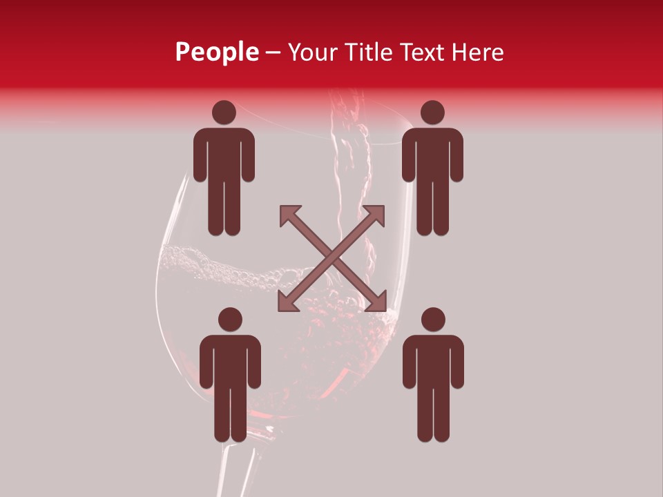 Figure Drink Round PowerPoint Template