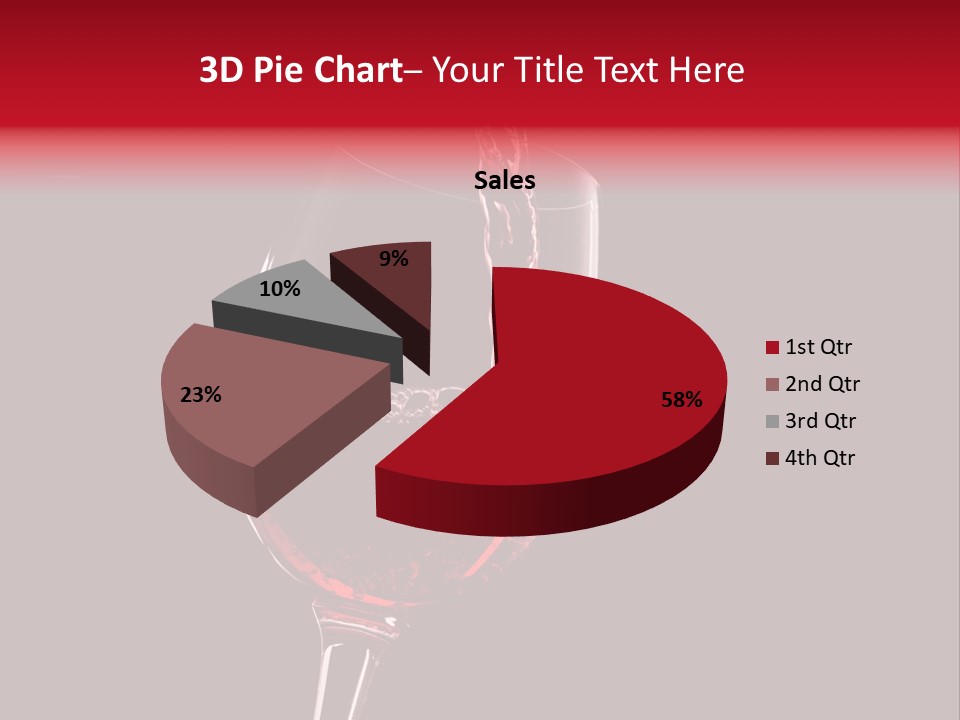Figure Drink Round PowerPoint Template
