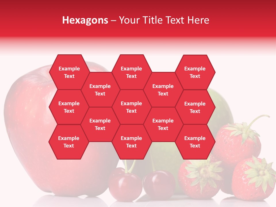 Green Cherry Background PowerPoint Template