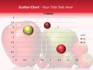 Green Cherry Background PowerPoint Template