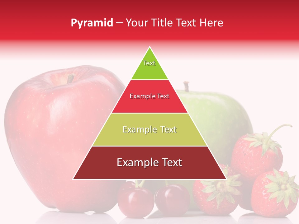 Green Cherry Background PowerPoint Template