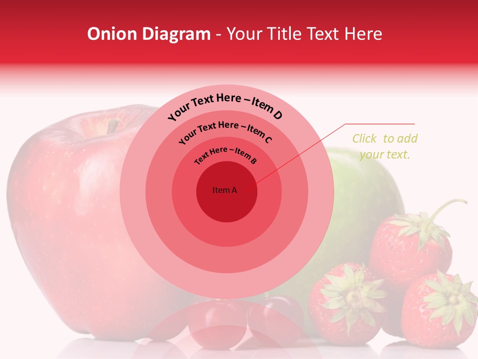 Green Cherry Background PowerPoint Template