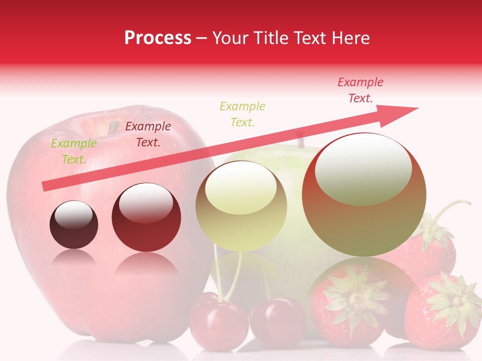 Green Cherry Background PowerPoint Template