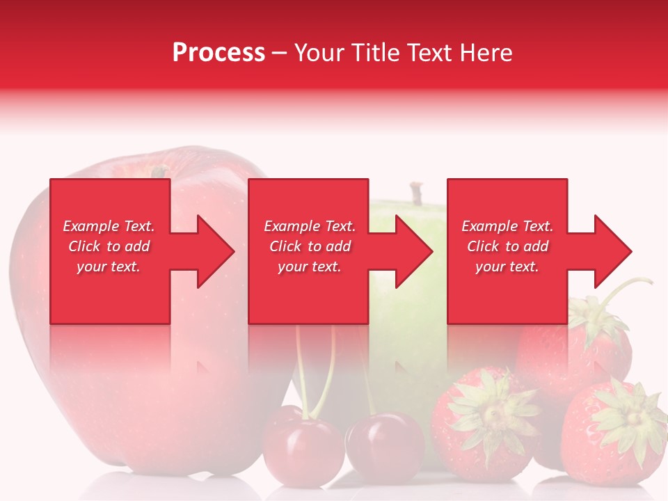 Green Cherry Background PowerPoint Template