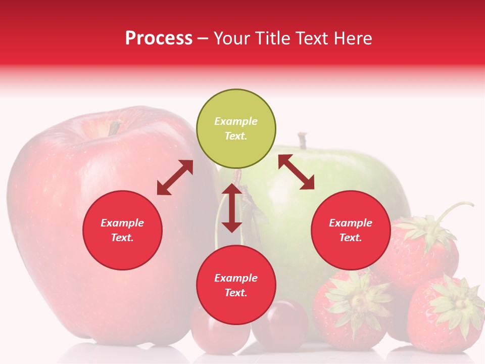 Green Cherry Background PowerPoint Template