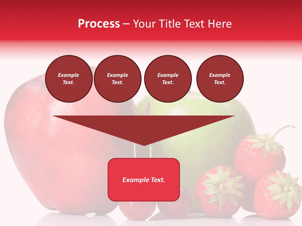 Green Cherry Background PowerPoint Template