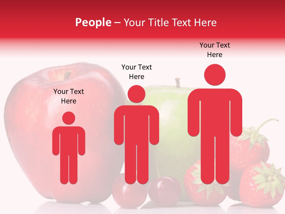 Green Cherry Background PowerPoint Template