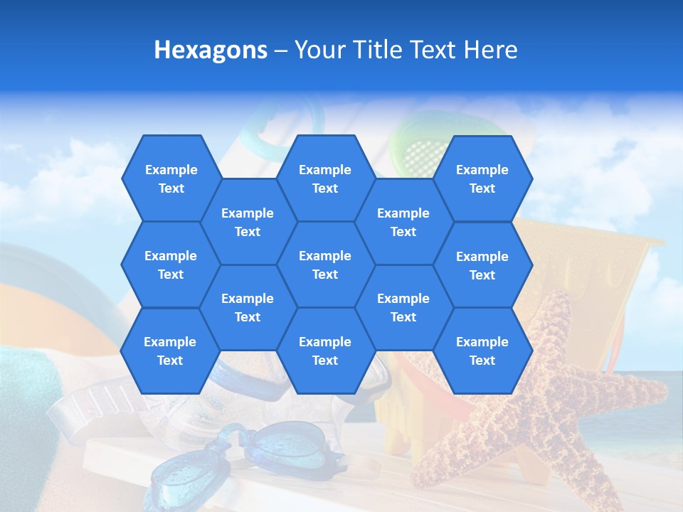 Vacation Pail Water PowerPoint Template