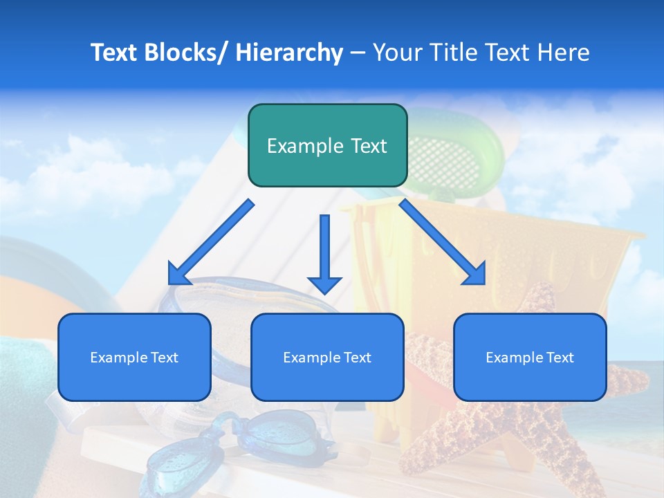 Vacation Pail Water PowerPoint Template