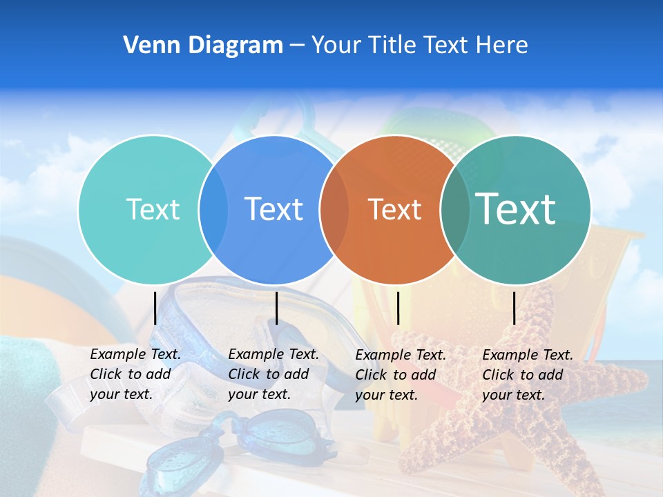 Vacation Pail Water PowerPoint Template