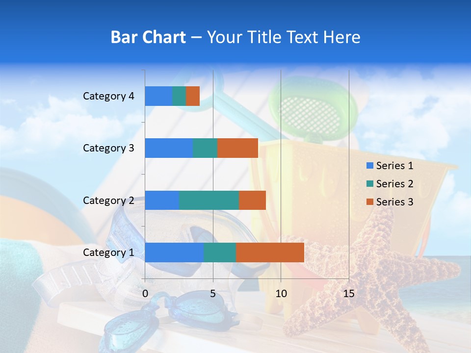 Vacation Pail Water PowerPoint Template
