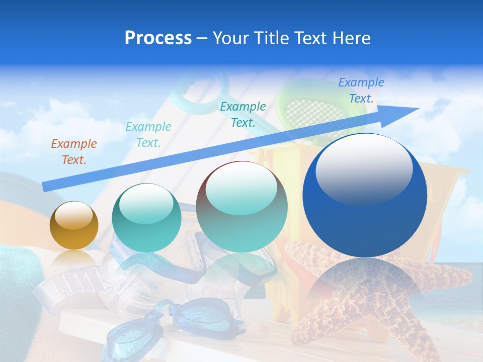 Vacation Pail Water PowerPoint Template