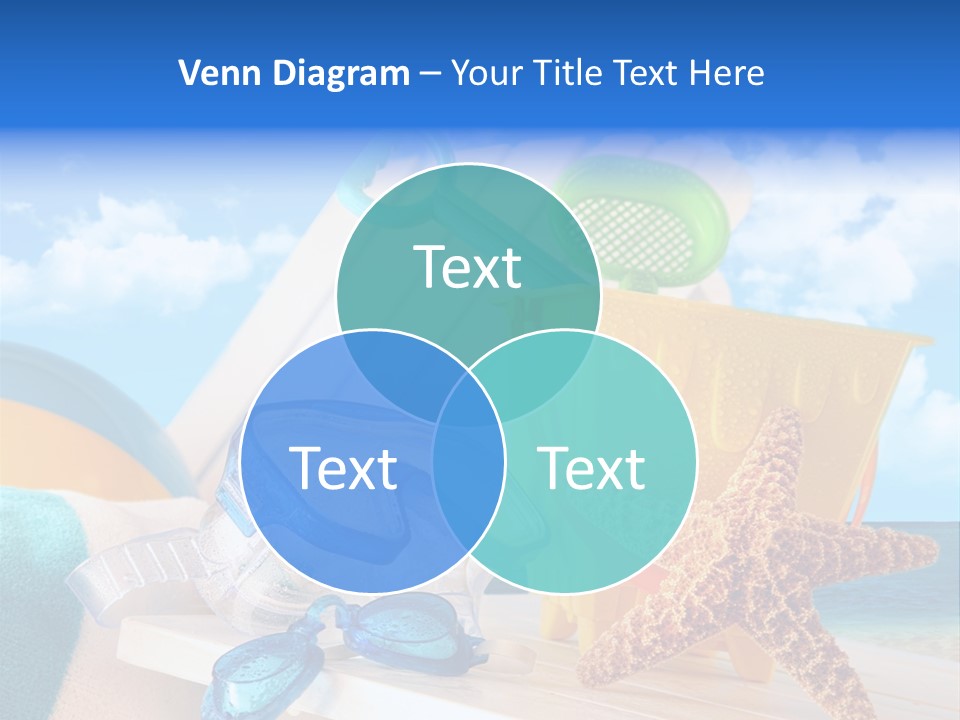 Vacation Pail Water PowerPoint Template