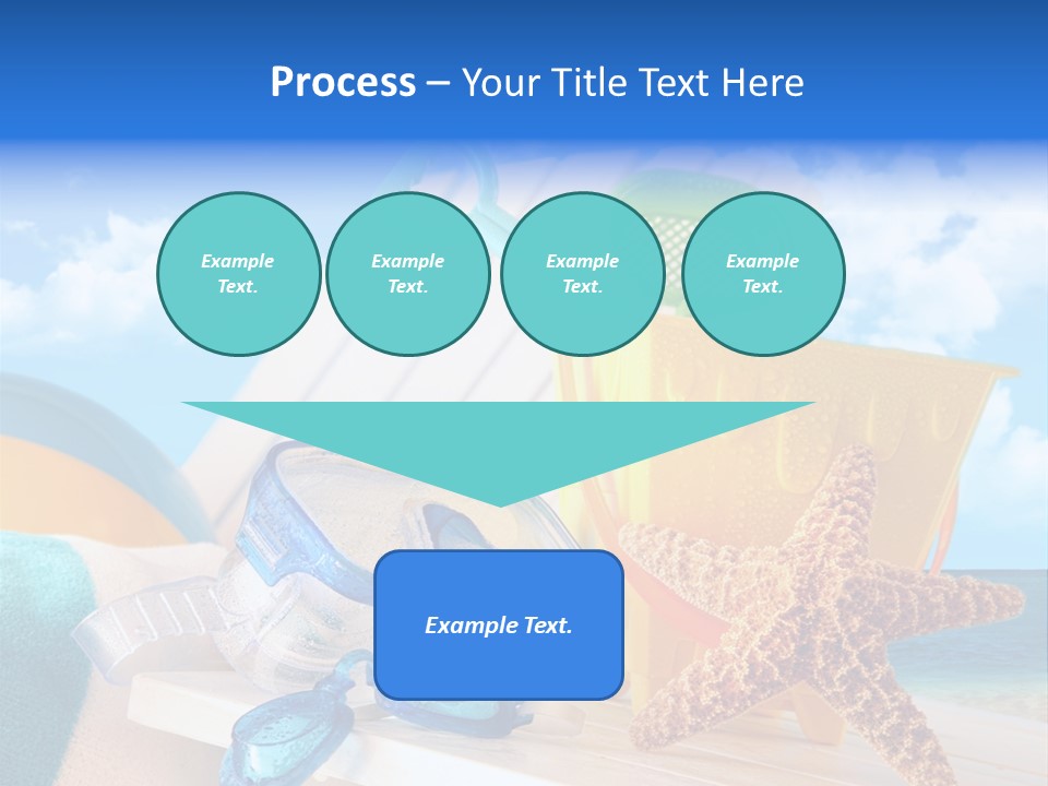 Vacation Pail Water PowerPoint Template