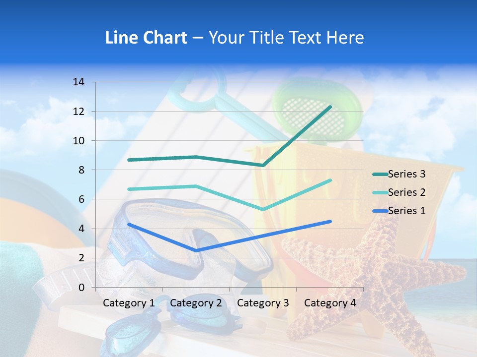 Vacation Pail Water PowerPoint Template